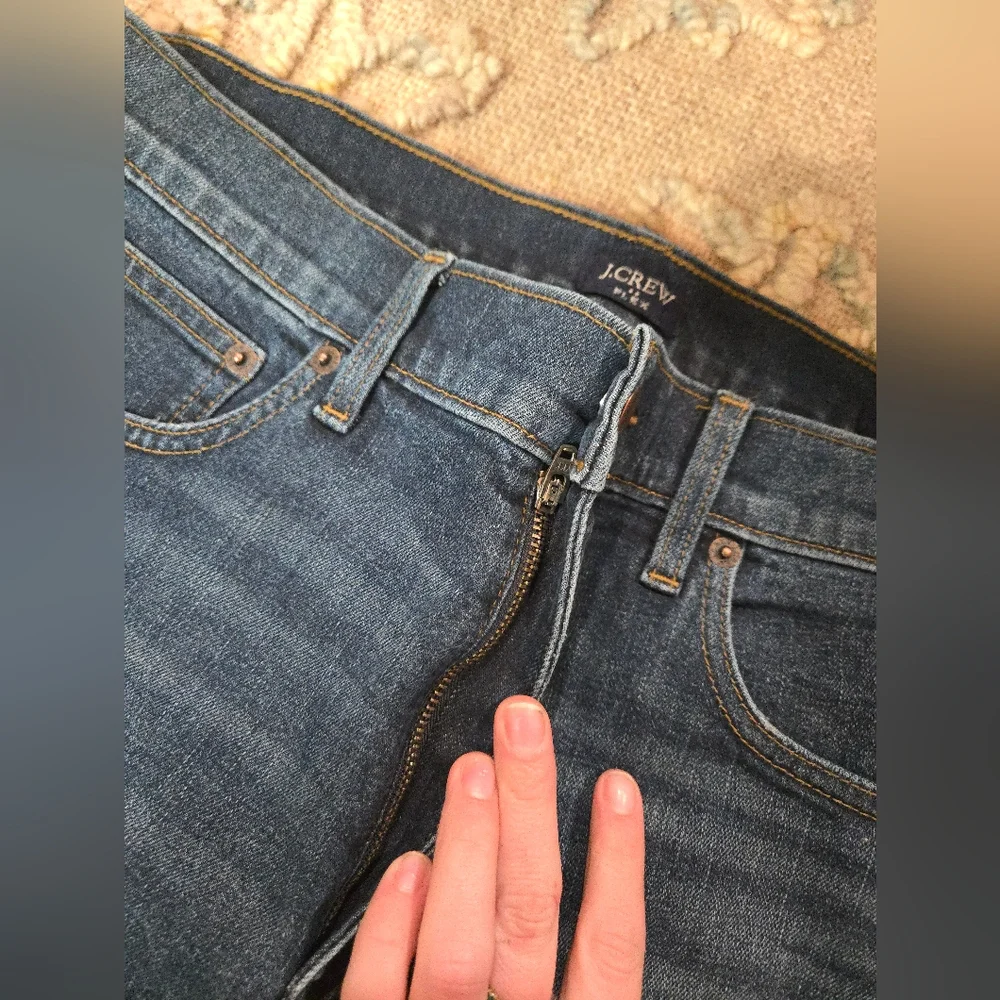 J Crew Straight Fit Jean In Signature Flex